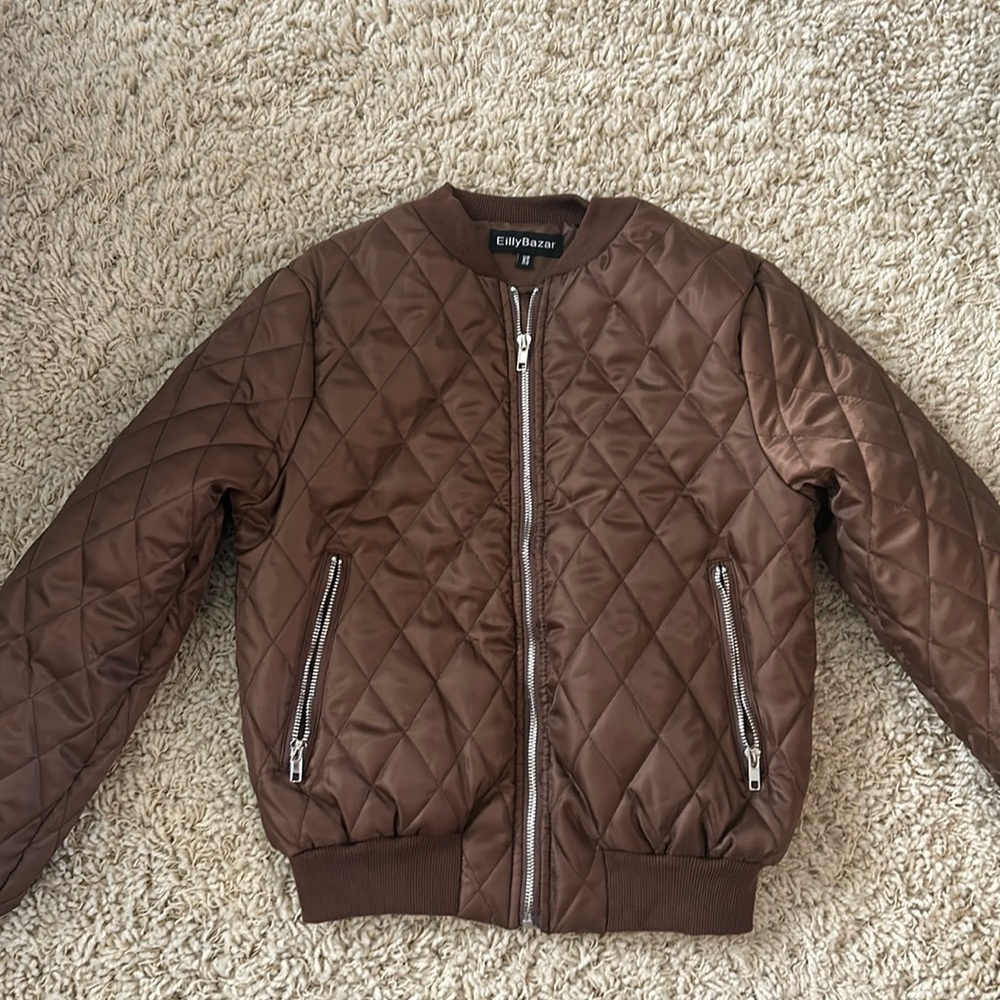 Cute light brown jacket barely worn!